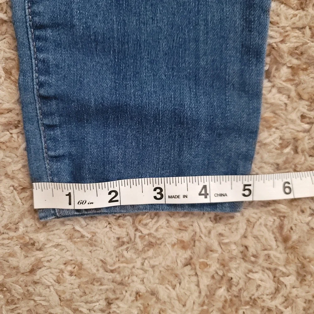 2 OshKosh B'gosh Jeggings Girls Size 8 Blue Denim Elastic Waist Stretch Pants